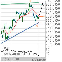 MasterCard Inc. Cl A Target Level: 258.8600